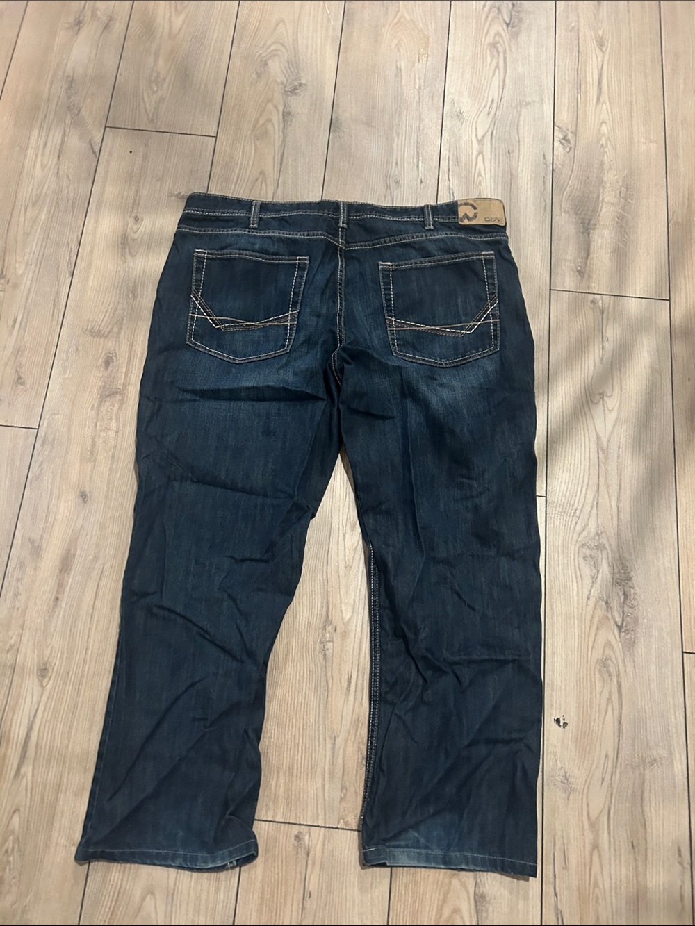 Men's Relaxed Dark Blue Denim Jeans